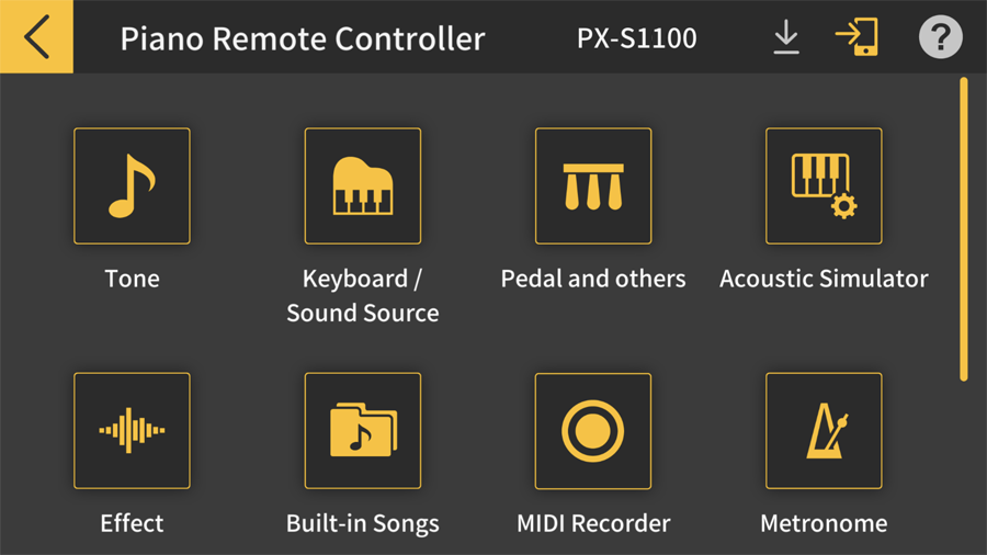 Piano deals remote app