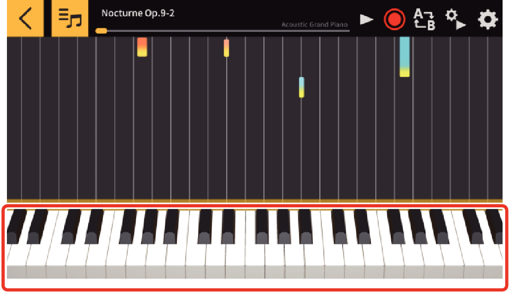 Scoring performances Chordana Play for Piano - Support - CASIO