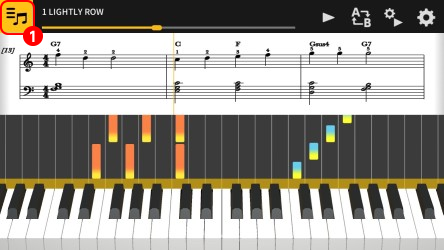 Scoring performances Chordana Play for Piano - Support - CASIO