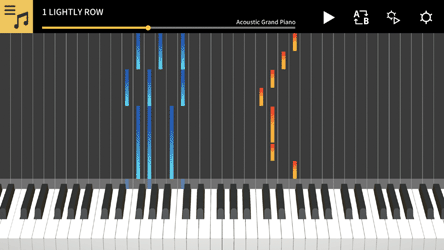 Acordes De Aprendizado De Piano Em Casa Tocando Teclado Digital