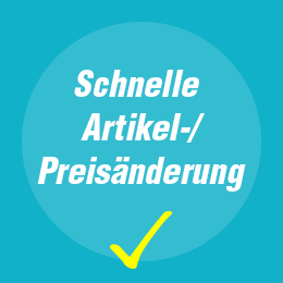 Schnelle Änderung von Artikeln / Preisen