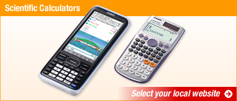 <Scientific Calculators> Select your local website