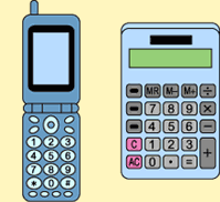 a Calculator and a Phone